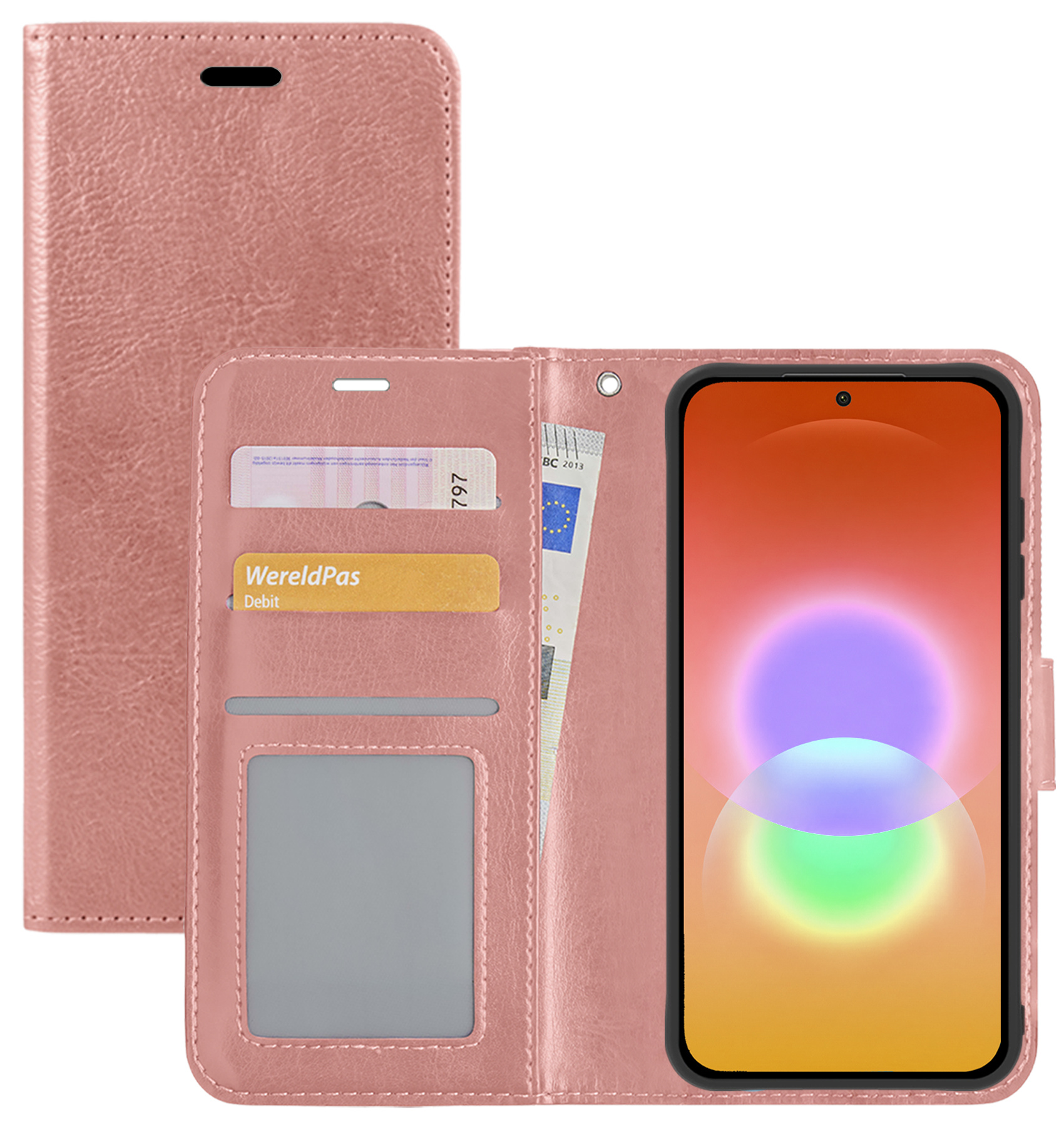 NoXx NoXx Samsung Galaxy A27 Hoesje Bookcase - Rose Goud