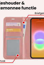 NoXx NoXx Samsung Galaxy A27 Hoesje Bookcase - Rose Goud