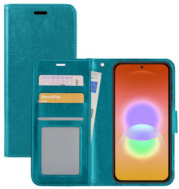 NoXx NoXx Samsung Galaxy A27 Hoesje Bookcase - Turquoise