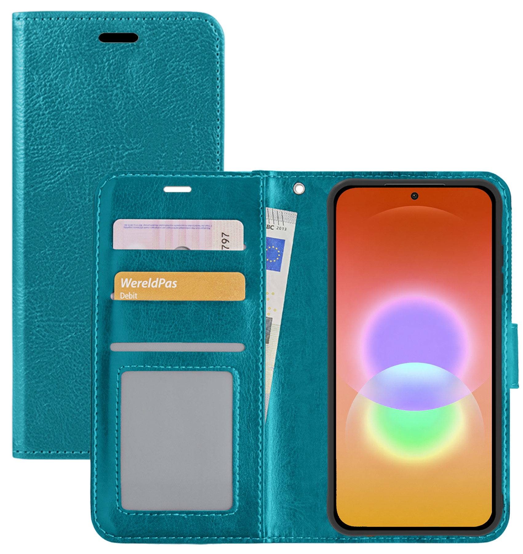 NoXx NoXx Samsung Galaxy A27 Hoesje Bookcase - Turquoise