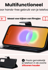 NoXx NoXx Samsung Galaxy A27 Hoesje Bookcase - Zwart
