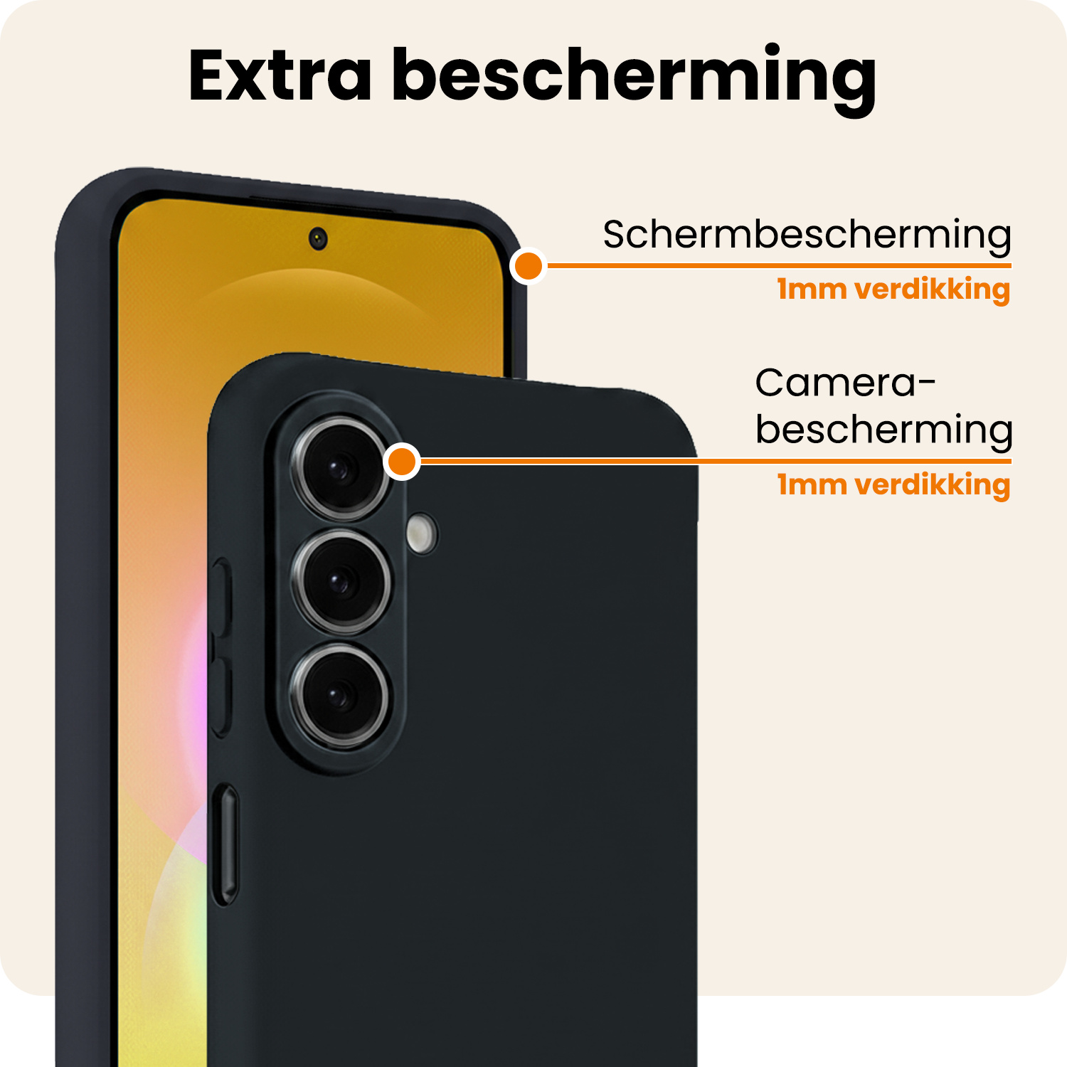 Nomfy Nomfy Samsung Galaxy A27 Hoesje Siliconen - Donkerblauw