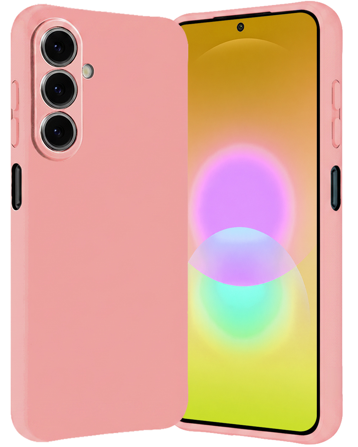 Nomfy Nomfy Samsung Galaxy A27 Hoesje Siliconen - Lichtroze