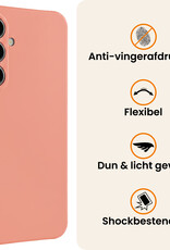 Nomfy Nomfy Samsung Galaxy A27 Hoesje Siliconen - Perzik