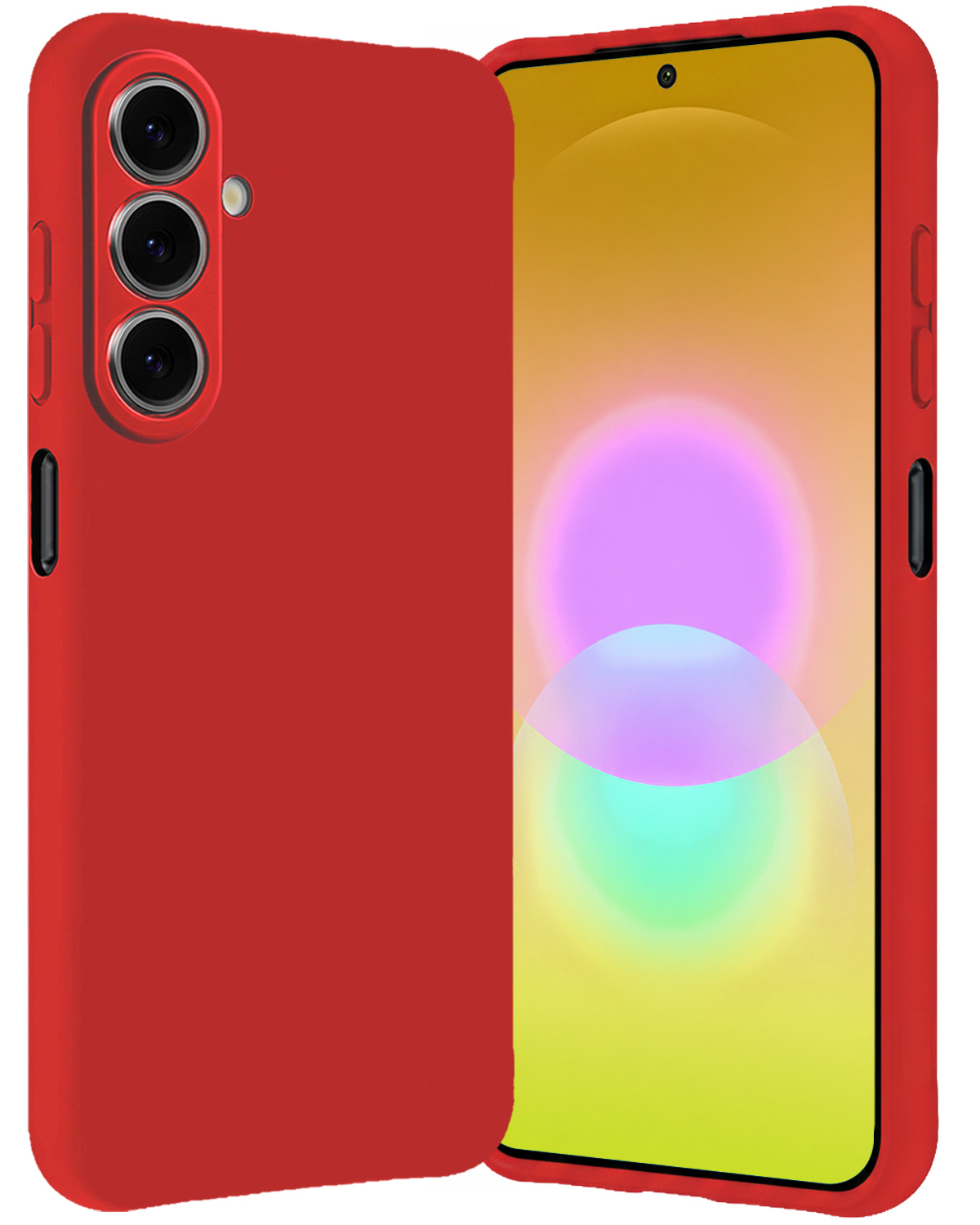 Nomfy Nomfy Samsung Galaxy A27 Hoesje Siliconen - Rood