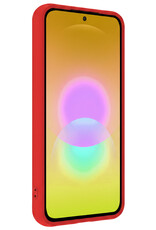 Nomfy Nomfy Samsung Galaxy A27 Hoesje Siliconen - Rood