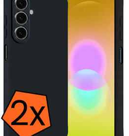 Nomfy Nomfy Samsung Galaxy A27 Hoesje Siliconen - Donkerblauw - 2 PACK