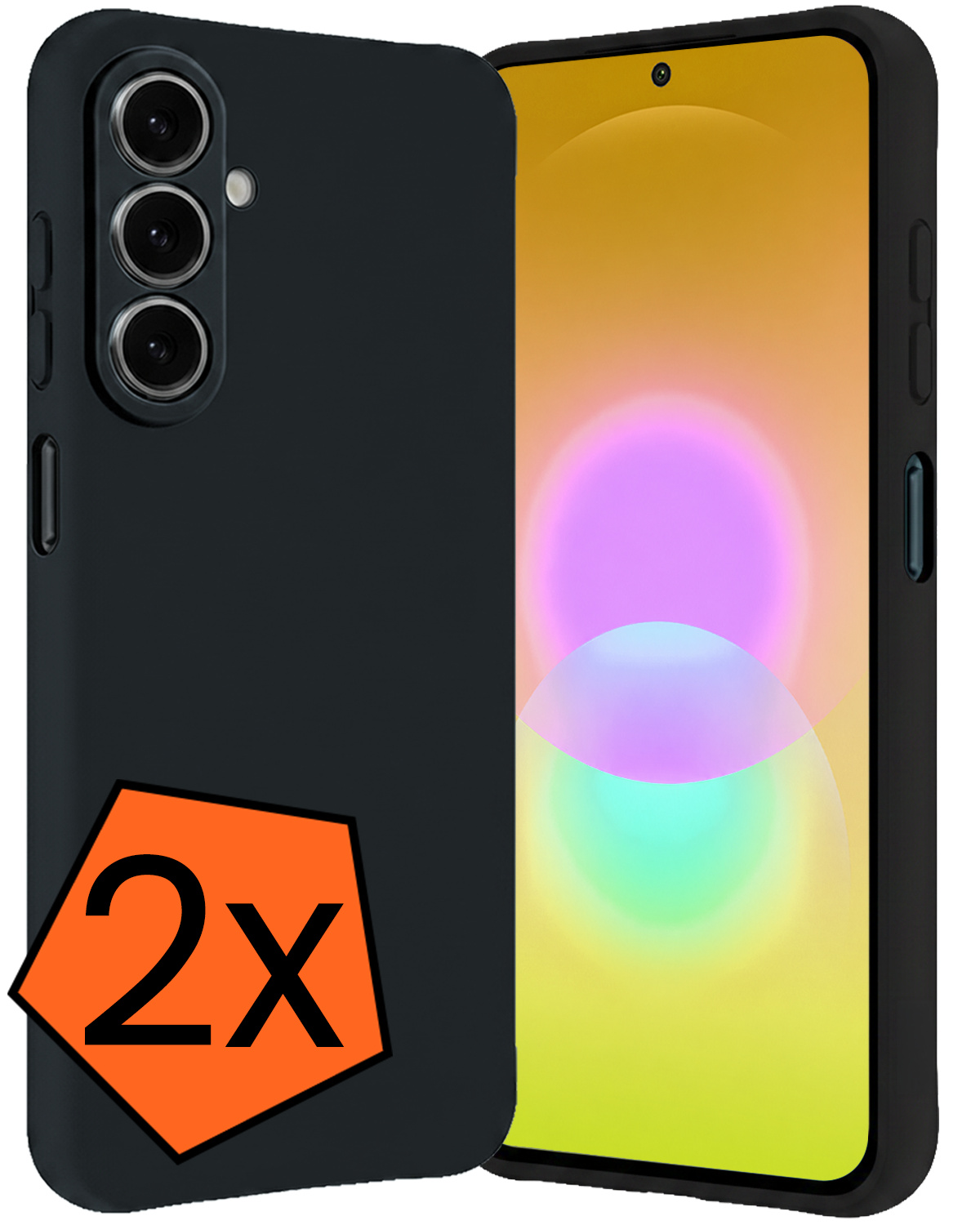 Nomfy Nomfy Samsung Galaxy A27 Hoesje Siliconen - Donkerblauw - 2 PACK