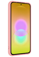 Nomfy Nomfy Samsung Galaxy A27 Hoesje Siliconen - Lichtroze - 2 PACK