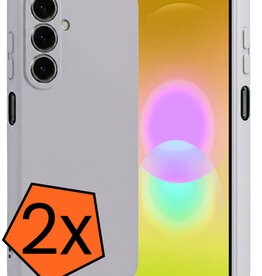 Nomfy Nomfy Samsung Galaxy A27 Hoesje Siliconen - Lila - 2 PACK