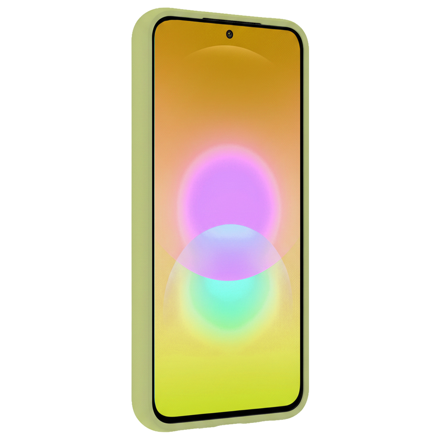 Nomfy Nomfy Samsung Galaxy A27 Hoesje Siliconen Met Screenprotector - Groen