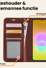 Nomfy Nomfy Samsung Galaxy A27 Hoesje Bookcase - Bruin