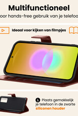 Nomfy Nomfy Samsung Galaxy A27 Hoesje Bookcase - Bruin