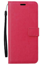 Nomfy Nomfy Samsung Galaxy A27 Hoesje Bookcase - Donkerroze