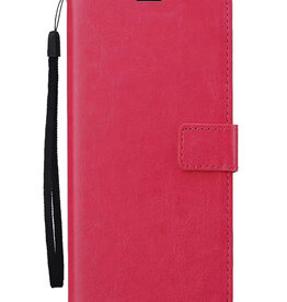 Nomfy Nomfy Samsung Galaxy A27 Hoesje Bookcase - Donkerroze