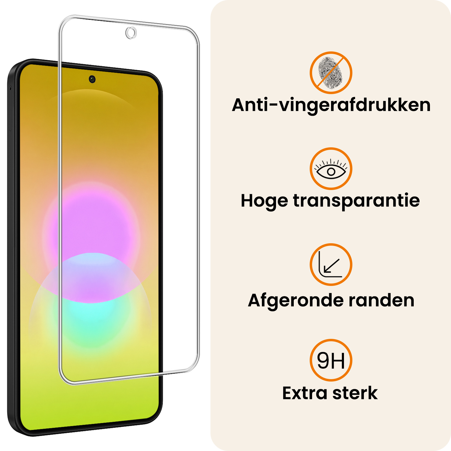 Nomfy Nomfy Samsung Galaxy A27 Hoesje Bookcase Met Screenprotector - Rood