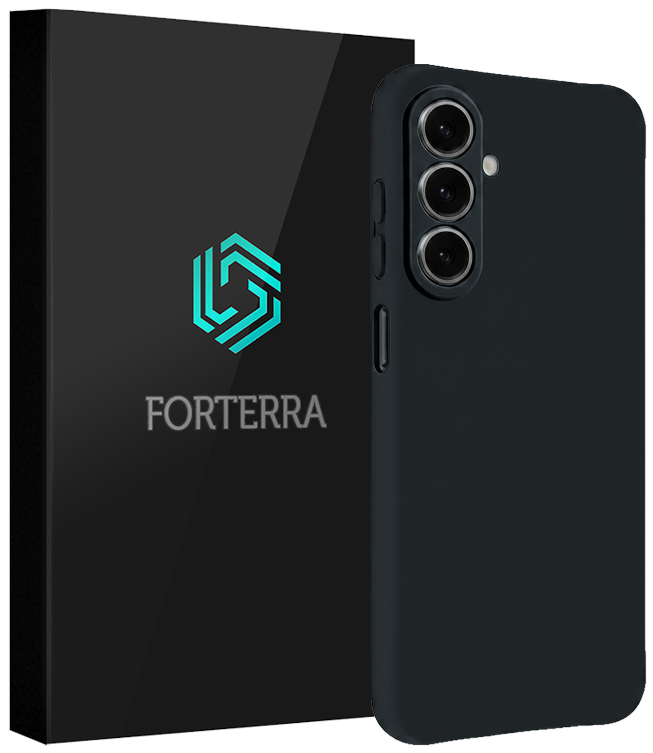Forterra Forterra Samsung Galaxy A27 Hoesje Siliconen - Donkerblauw