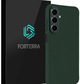 Forterra Forterra Samsung Galaxy A27 Hoesje Siliconen - Donkergroen