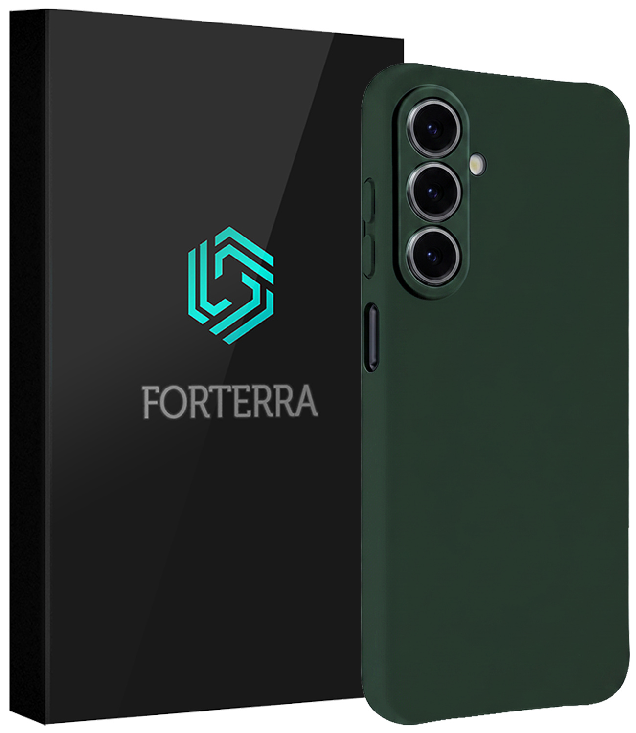 Forterra Forterra Samsung Galaxy A27 Hoesje Siliconen - Donkergroen