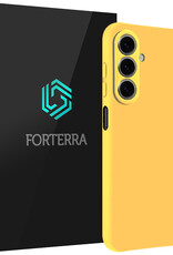 Forterra Forterra Samsung Galaxy A27 Hoesje Siliconen - Geel