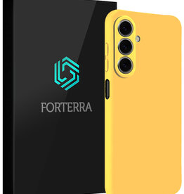 Forterra Forterra Samsung Galaxy A27 Hoesje Siliconen - Geel