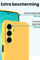 Forterra Forterra Samsung Galaxy A27 Hoesje Siliconen - Geel