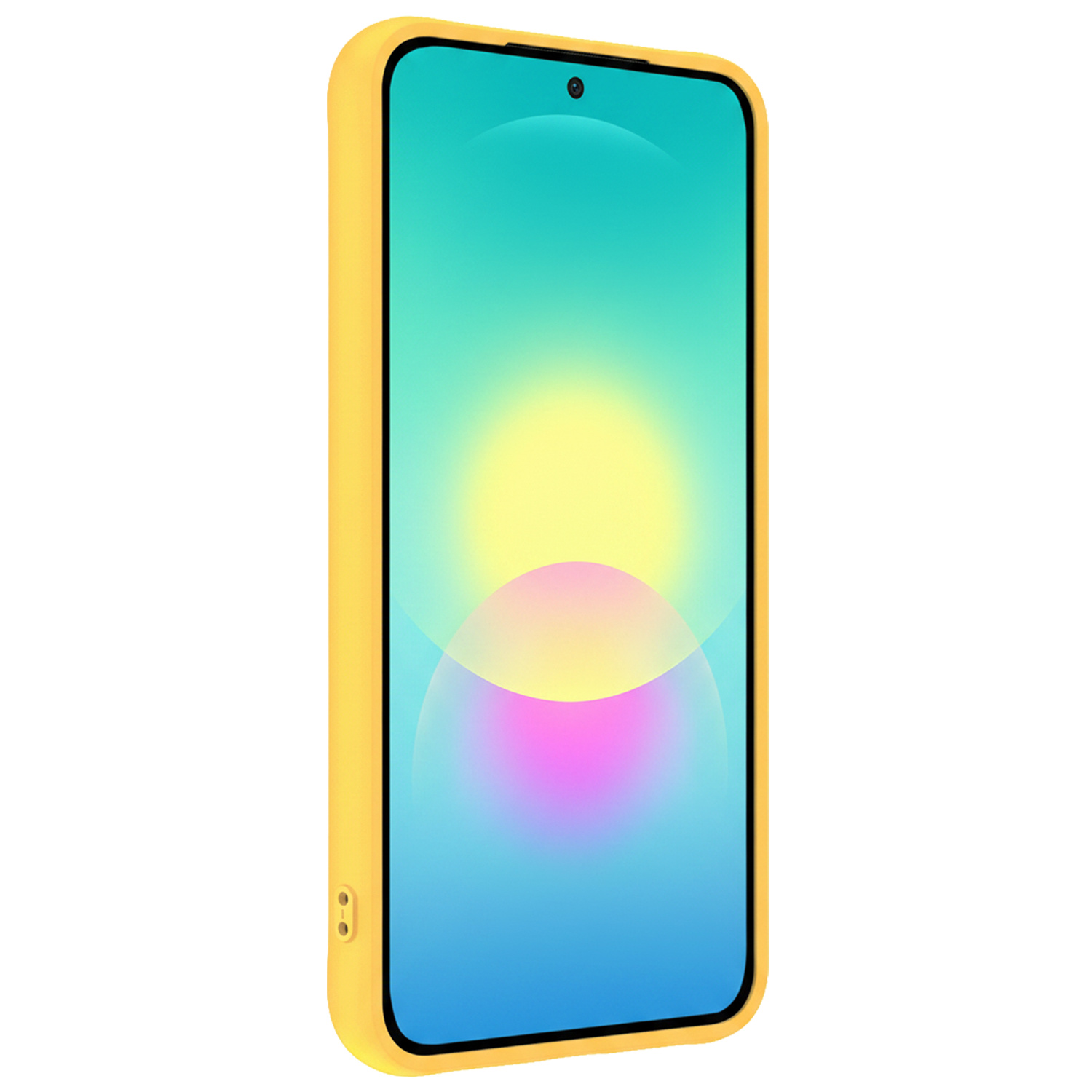Forterra Forterra Samsung Galaxy A27 Hoesje Siliconen - Geel