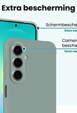 Forterra Forterra Samsung Galaxy A27 Hoesje Siliconen - Lichtblauw
