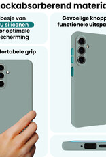 Forterra Forterra Samsung Galaxy A27 Hoesje Siliconen - Lichtblauw