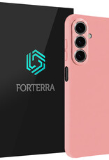 Forterra Forterra Samsung Galaxy A27 Hoesje Siliconen - Lichtroze