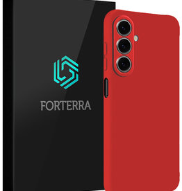Forterra Forterra Samsung Galaxy A27 Hoesje Siliconen - Rood