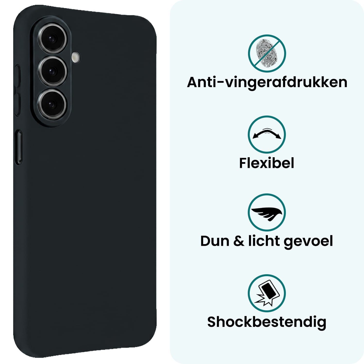Forterra Forterra Samsung Galaxy A27 Hoesje Siliconen - Donkerblauw - 2 PACK
