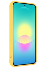 Forterra Forterra Samsung Galaxy A27 Hoesje Siliconen - Geel - 2 PACK