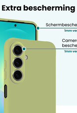 Forterra Forterra Samsung Galaxy A27 Hoesje Siliconen - Groen - 2 PACK