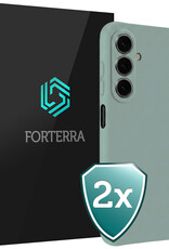 Forterra Forterra Samsung Galaxy A27 Hoesje Siliconen - Lichtblauw - 2 PACK