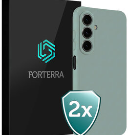 Forterra Forterra Samsung Galaxy A27 Hoesje Siliconen - Lichtblauw - 2 PACK