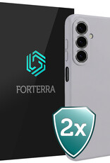 Forterra Forterra Samsung Galaxy A27 Hoesje Siliconen - Lila - 2 PACK
