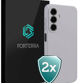 Forterra Forterra Samsung Galaxy A27 Hoesje Siliconen - Lila - 2 PACK