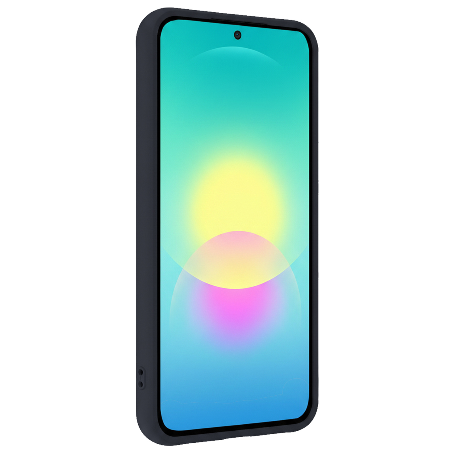 Forterra Forterra Samsung Galaxy A27 Hoesje Siliconen Met Screenprotector - Donkerblauw