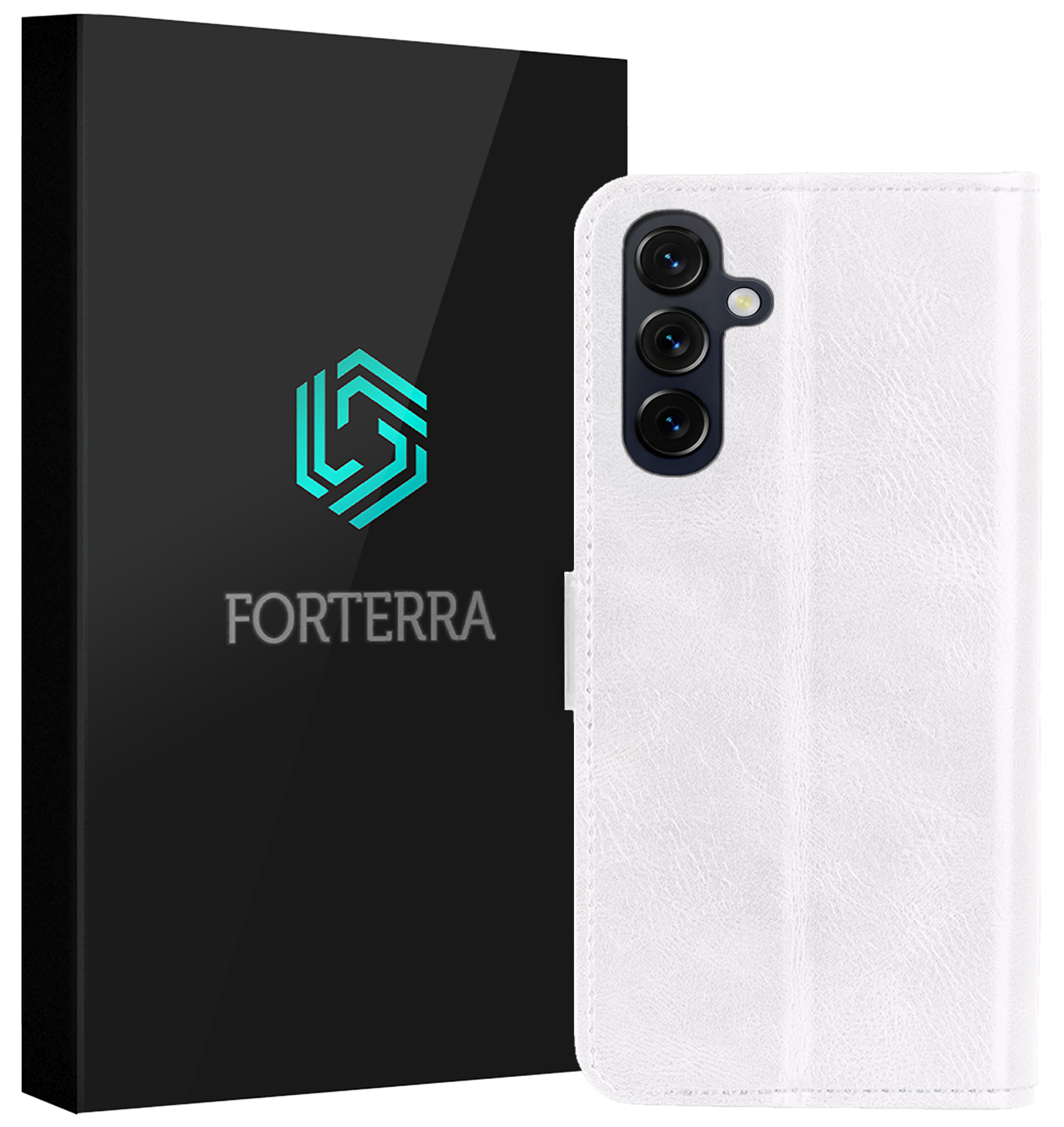 Forterra Forterra Samsung Galaxy A27 Hoesje Bookcase - Wit