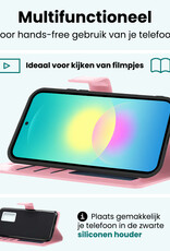 Forterra Forterra Samsung Galaxy A27 Hoesje Bookcase - Lichtroze