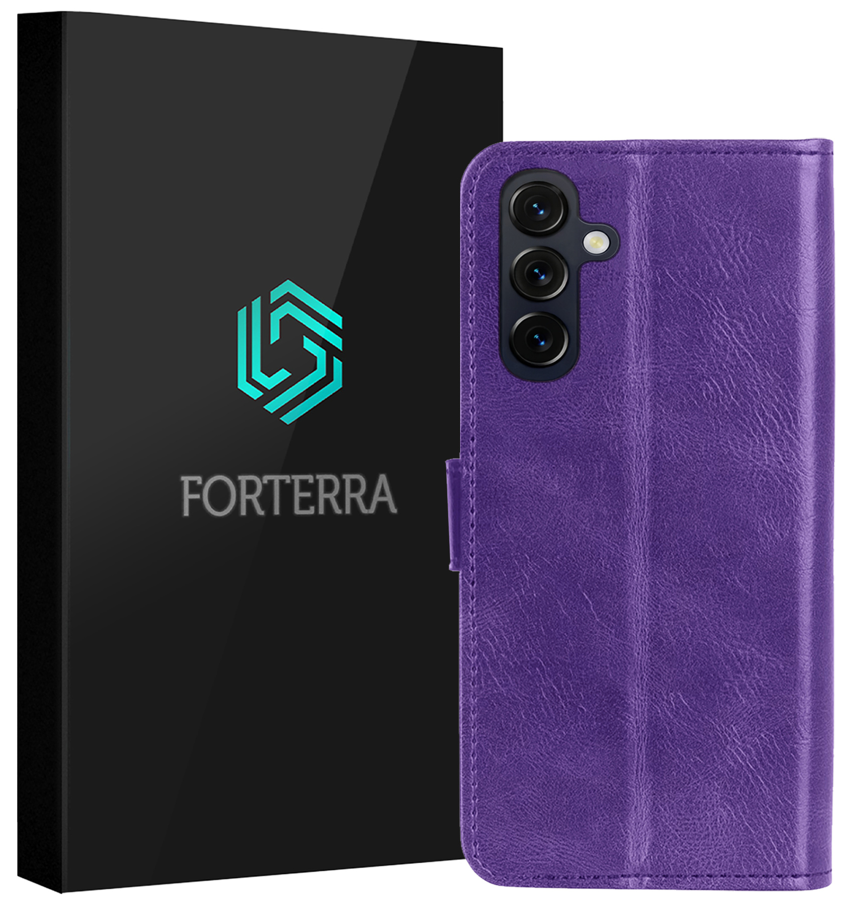 Forterra Forterra Samsung Galaxy A27 Hoesje Bookcase - Paars