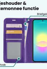Forterra Forterra Samsung Galaxy A27 Hoesje Bookcase - Paars