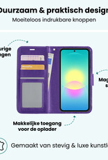 Forterra Forterra Samsung Galaxy A27 Hoesje Bookcase - Paars