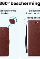 Forterra Forterra Samsung Galaxy A27 Hoesje Bookcase Met Screenprotector - Bruin