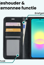 Forterra Forterra Samsung Galaxy A27 Hoesje Bookcase Met Screenprotector - Zwart