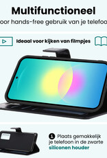 Forterra Forterra Samsung Galaxy A27 Hoesje Bookcase Met Screenprotector - Zwart