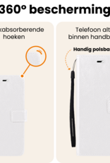 Nomfy Nomfy Samsung Galaxy A27 Hoesje Bookcase Met Screenprotector - Wit