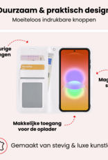 NoXx NoXx Samsung Galaxy A27 Hoesje Bookcase Met 2x Screenprotector - Wit