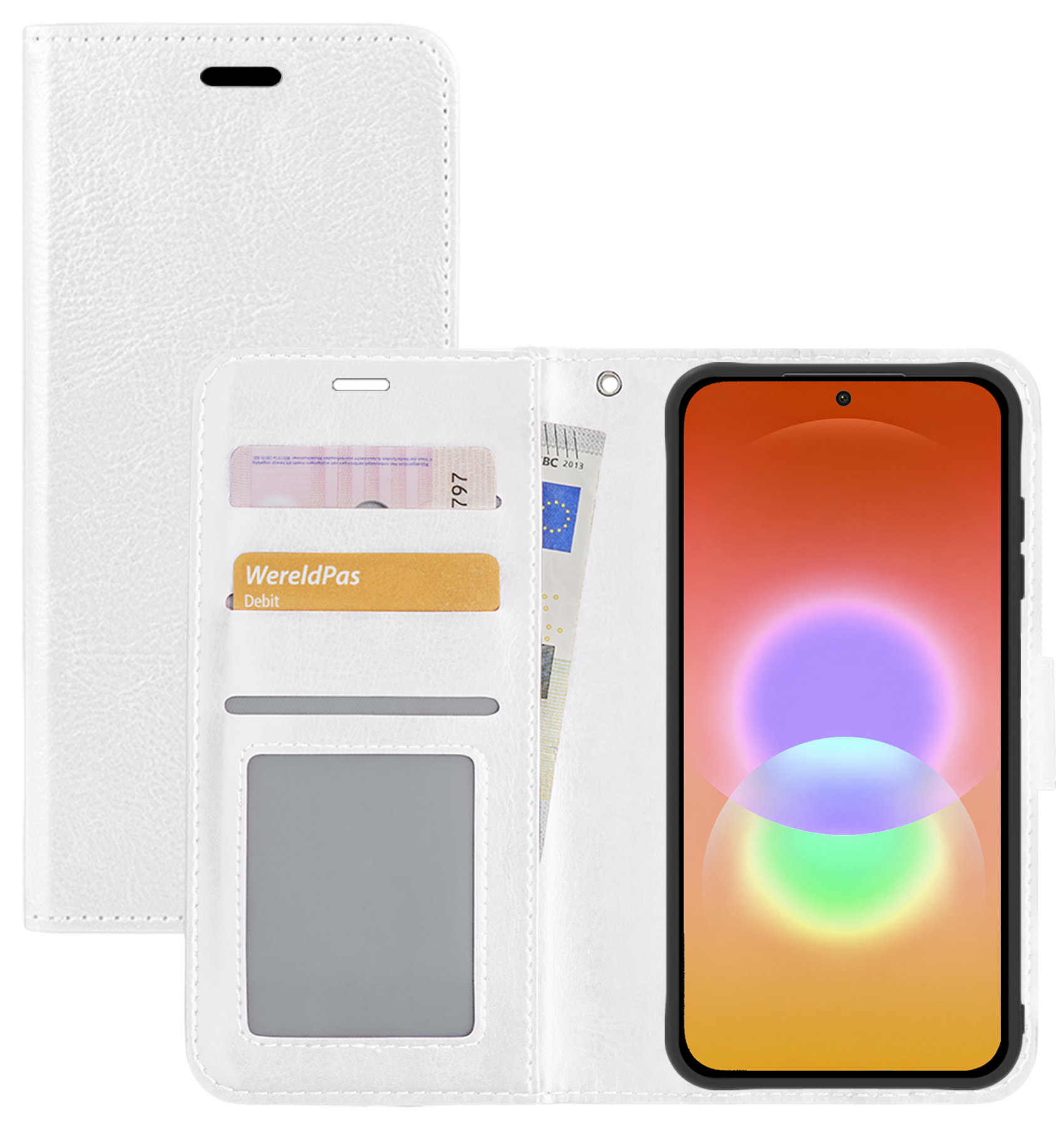 NoXx NoXx Samsung Galaxy A27 Hoesje Bookcase - Wit